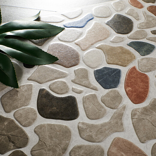 
600x600 Outdoor villa courtyard pebbles tiles yard garden non-slip floor tiles balcony terrace antique tiles 6S677 600x600