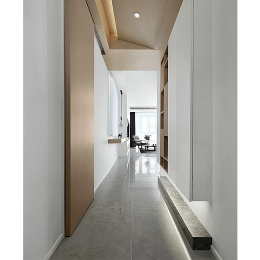Carreaux de marbre Sanqihu 1200x600 carreaux de sol entier carreaux muraux brillants modernes simples grand panneau fond de mur jazz blanc 12806 600x1200