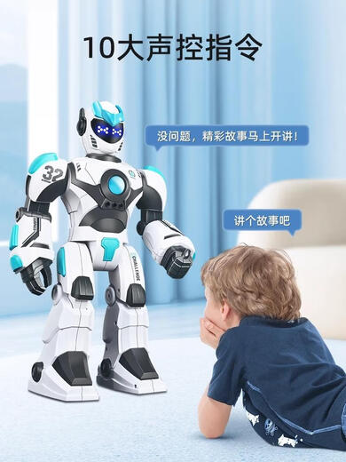 
Yunmao intelligent robot children's voice dialogue high-tech gesture remote control programming early education electric toys boy gifts. Super value combination set-puzzle pairing with 8 Star Men machine official standard