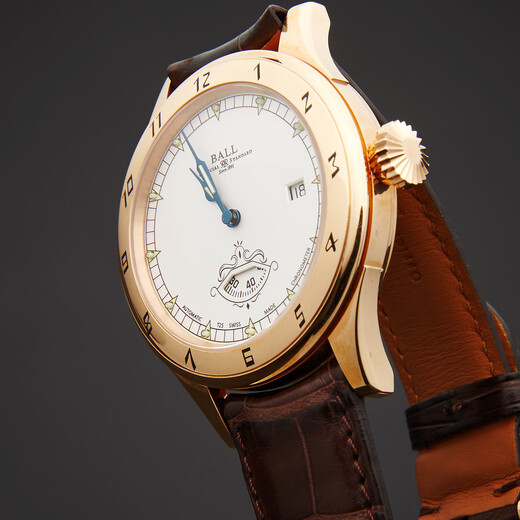 Boel Railway Erbe Serie 18k Rose Gold Uhr NM1098d Rui Uhr Uhr