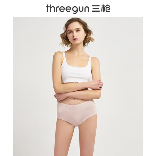 Three-gun underwear for women's spring and summer new modal smooth seamless bottoming underwear soft women's briefs skin concubine XL (170/95)