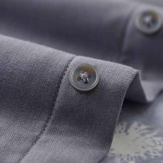 Shanshan 90 white goose down lining long-sleeved shirt men's spring and autumn 2025 new business breathable easy-care no-iron shirt