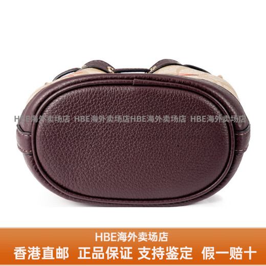 
Coach Bucket 16 letter logo nameplate love print drawstring classic jacquard leather bucket bag handbag gift box (basic + black counter gift box)