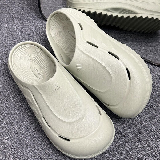 阿迪达斯 （adidas）包头拖鞋男鞋女鞋2025夏季新款波波凉鞋厚底凉拖鞋轻便休闲运动鞋 JR9274 36.5