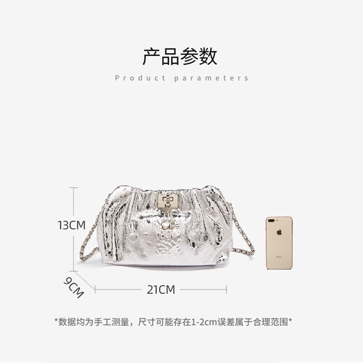 Golden Fox (Foxer) Top -Layer Cowide Women's Bag Damenbeutel große Kapazität Umhängetasche Crossbody Cloud Bag Helles Luxus -Freundes Geburtstag Geschenk