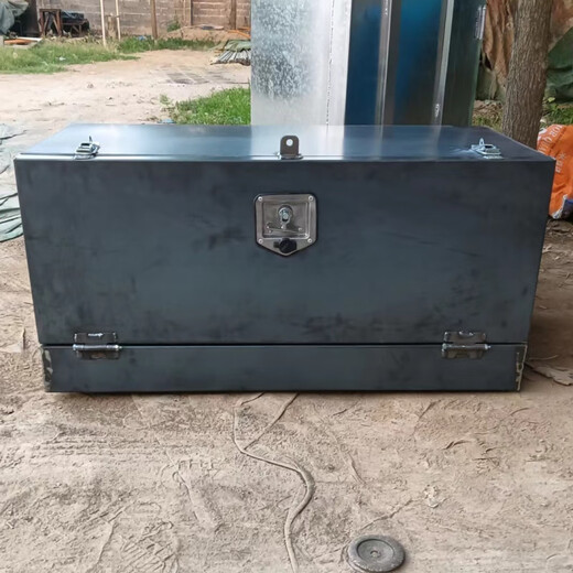 Qinkai truck tool box aluminum alloy tool box stainless steel semi-custom trailer galvanized tool box cart thickened iron box 1.2 thick length 120*width 50*height 50