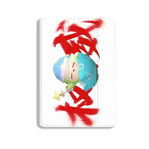 尚天搞怪蛋仔派对适用苹果ipad10代10.9蛋小绿平板Air6保护套Pro2025新款11英寸mimi6磨砂质感壳2018笔 N12799蛋小绿书本款+钢化膜 iPad Air 2024版(13英寸