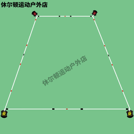 Badminton court boundary line simple portable removable storage outdoor standard singles and doubles court line white separate court line Badminton court boundary line simple portable removable storage outdoor standard singles and doubles court line white separate court line