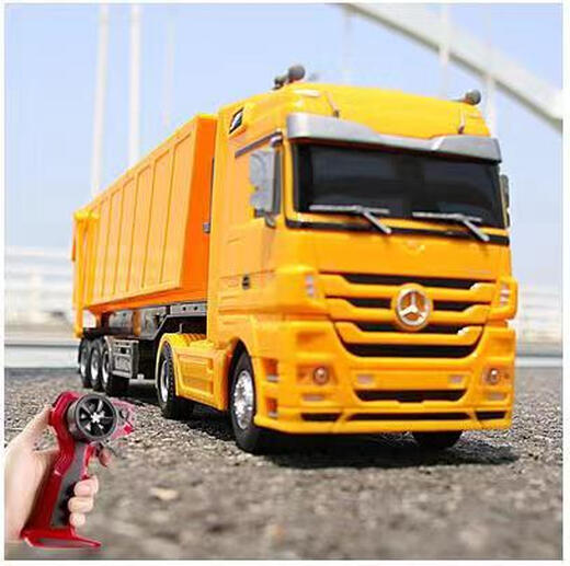 Jingxuan Remote Control Engineering Vehicle Auto Remote Control Control Adult Boy Truck Truck Remote Control Project Excavator Enfants Electric Vehicle qui est en bois (veuillez noter la couleur de la voiture) fait attention à Standard (Battery Wood)