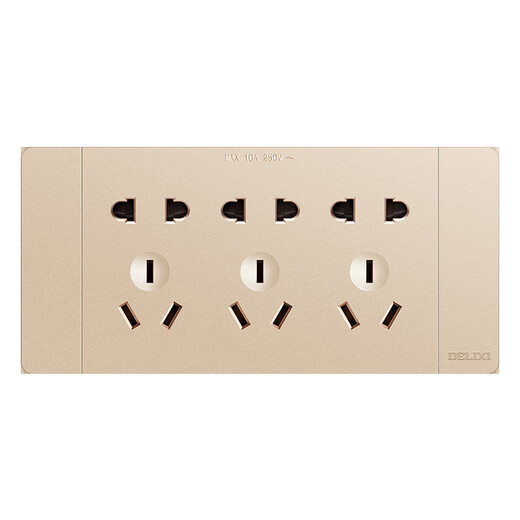Socador de interruptor de Delixi 118 Tipo 691 Placa grande Golden Quince Hole Nine Hole Panel Multi-Lowol Combination Ball Socket