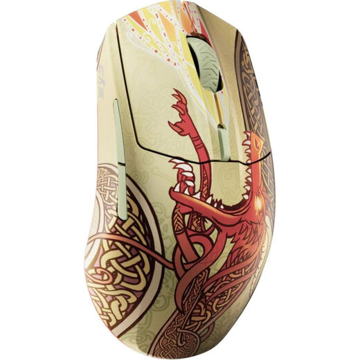 SteelSeries wireless gaming mouse + mouse pad set <Counter-Strike 2> Dragon Legend Edition set is suitable for FPS, action, role-playing game types. The design is based on the legendary skin mouse + mouse pad in <Counter-Strike>