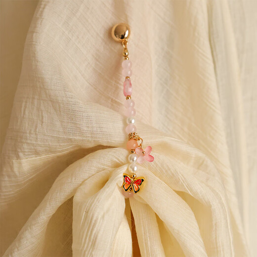 YWZR spring and summer Hanfu sleeves magnetic buckle cufflinks daily travel trouser legs fixed roll-up sleeve artifact chain buckle accessories Chaoyao cufflinks A style 2 pieces