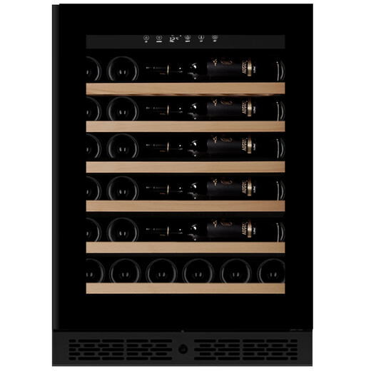 Seclusion and Fame inverter ultra-thin sideboard wine cabinet embedded red wine cabinet constant temperature wine cabinet constant temperature and humidity cigar cabinet tea beverage refrigerator built-in bar wine cabinet handle-free single temperature wine cabinet/frequency conversion/electric defogger door 41 bottles