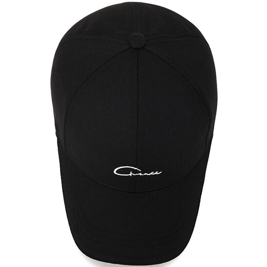 MIEHONE hats, men's and women's peaked caps, trendy and versatile outdoor baseball caps, four-season sports fishing visor hats, simple black baseball caps