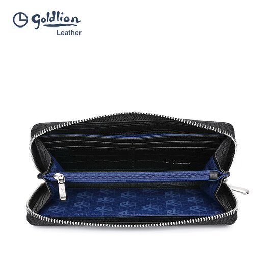 Jinlilai New Wallet Men's Greil en cuir long Business Fashion Business Multi-carte Crocodile Modèle Portefeuille Men de porte