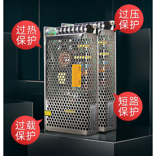 Yonghuan Mingwei LRS switching power supply 220V to 24V DC 12V monitoring LED Mingwei 50/100/350W transform LS3524 new 2415A small size