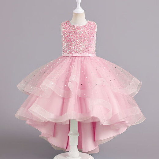 Vestido de cola hinchada de verano de la princesa Ye Yu 3-14 años
