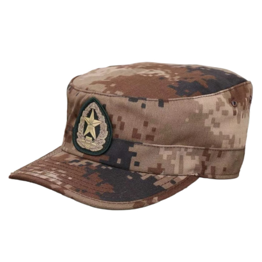 Jihua old style original camouflage suit men's outdoor military training suit anti-scratch thickened wear-resistant training suit desert training suit desert winter hat (select the hat size) hat size (head circumference 57)