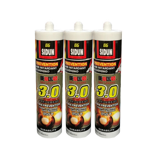 Shantoulincun Meisguoton Firecoof Galle Glue de vidrio Resistencia a alta temperatura Silicona Alta viscosidad Flame Retardante Implaz de fuego Sellado de fuego Glue 450 Resistencia de alta temperatura gris 12801 Conveying Glue Gun