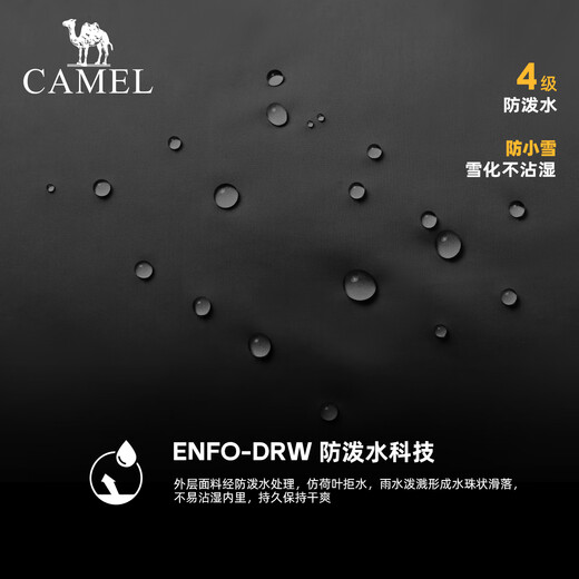 Camel (CAMEL) outdoor down jacket autumn and winter new men's and women's 600 puff thickened bread jacket