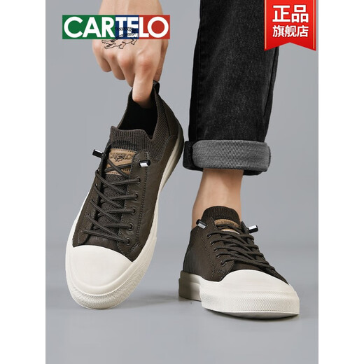 Katile Krokodilschuhe Herrenschuhe 2025 Neue Ein-Fuß-Sport-Freizeitschuhe Herrenlederschuhe echte Lederweiche Sohle Schuhe Herren Eisblau-7374n Velvet Warm 40 Standard Sportschuhe Größe Größe