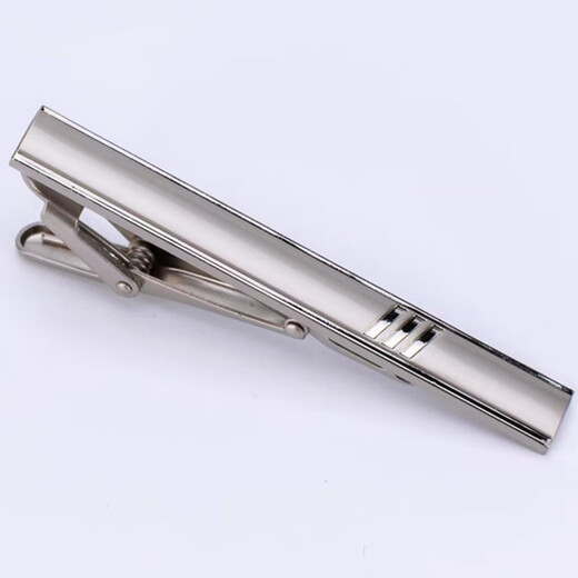 Hengyuanxiang golden silver tie clip men and women summer formal wear tie clip military fan collar gold