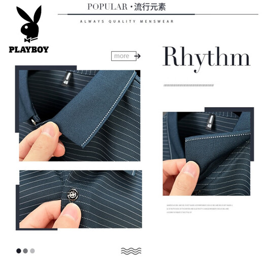 Playboy (Playboy) Легкая роскошная летняя футболка с короткими рукавами с короткими рукавами.