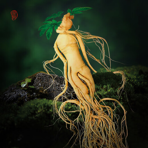 Changbaishan ginseng small fresh ginseng single branch wine soaked fresh ginseng supplement 6-10 grams of soup and wine ingredients Rich in ginseng saponin A