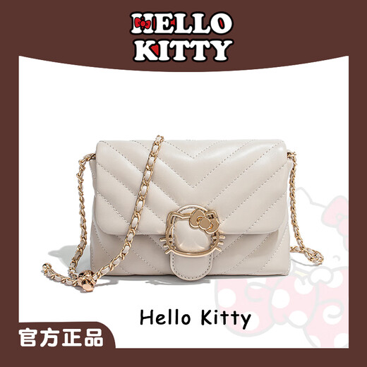 HELLOKITTY KATIE CAT Small Square sac mode et Sac de filles polyvalentes Lumière Luxury Sac Femme Femme Crossbody Enveloppe Sac Summer Zurich Street Corner