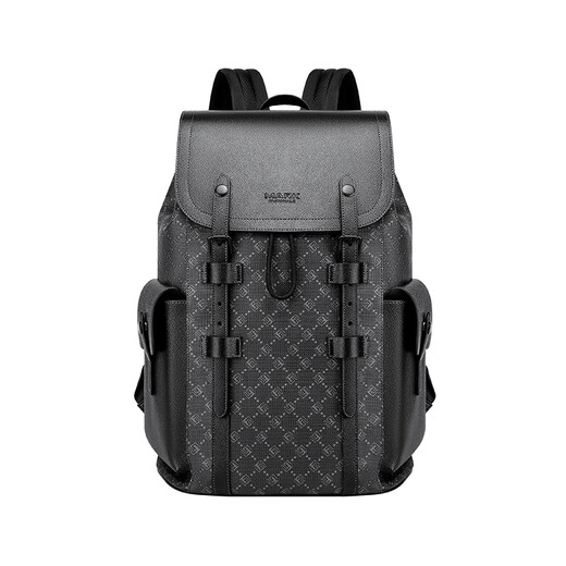 Mark Huafei 2025 Neuer Business -Rucksack für Herren trendy Ins Schoolbag Casual Pendler Computer -Rucksack für Arbeit und Business Trip Lead Kaffee [Boxed/SF Express]