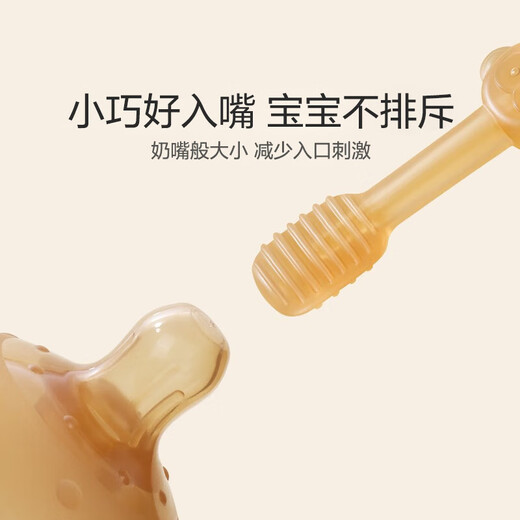 婴儿牙刷0-1岁半宝宝口腔乳牙清洁棒新生儿舌苔清洁器硅胶 乳牙刷3只装
