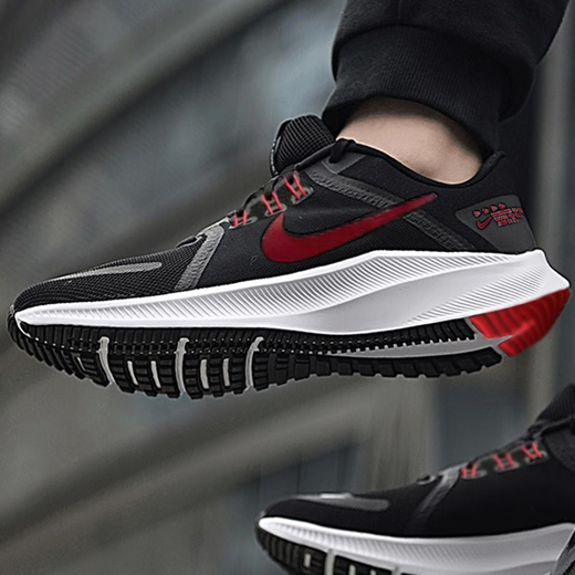Nike (Nike) 2025 Herrenschuhe offizielle Schiffsgeschäft Herumn Herumn Neue Sportschuhe Freizeitschuhe atmungsaktive Laufschuhe Laufschuhe DA1105-001/Quest 4 40 (250 mm) Herrengröße