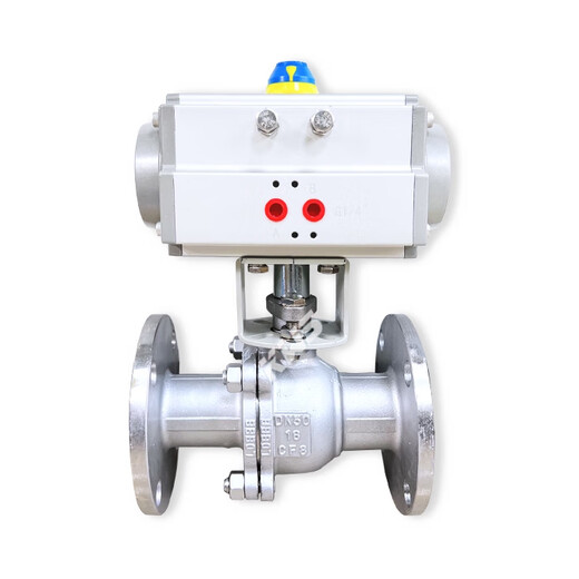 JPhznbat Pneumatic 304 Edelstahlflanschkugelventil Q641F Hochtemperaturdampfrohr explosionssicheres Schnellabschnittventil Öffnen und Schaltventil DN1506 Zoll bei Aktuator
