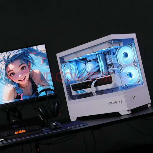 Gigabyte AMD Ryzen R7 7800/9800X3D +RTX5070TI/5080/5090/9070XT game console white assembled computer complete machine Thousand frames e-sports configuration eight 7800X3D+5070