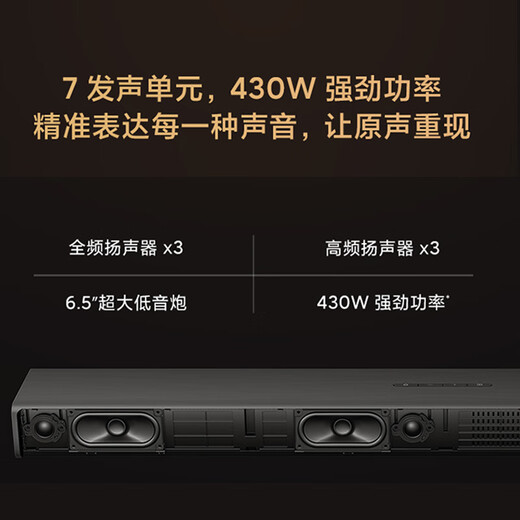 Xiaomi TV Audio 3.1 Bar Echo Wall Barra de sonido Cine en casa Subwoofer inalámbrico Bluetooth Audio Home Sala de estar Altavoc
