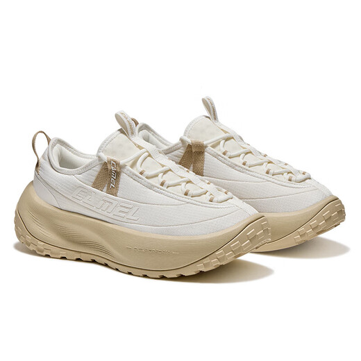 Chameau (chameau) Sports Chaussures pour femmes épaisses semelles rebondis rebonds Casual Jogging chaussures x25c09l7001 ivory white khaki 38