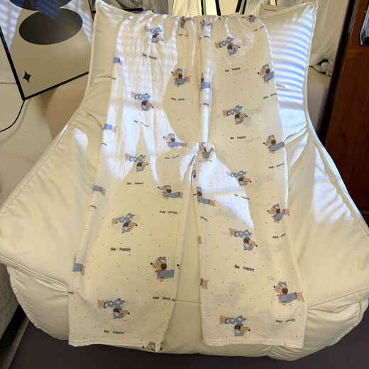 Zhidou Dou Dou Carted Version of Cat Cartoon Cartoon Pajama для женщин с тонкими ходячими штанами свободно свободно и можно носить на внешних брюках Butterfly 9905# один размер один размер [брюки длины 97 см]]