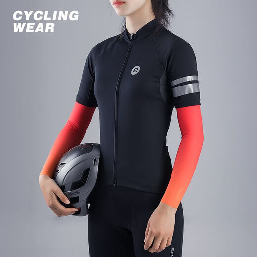 
RockBROS Summer Bike Cycling Suit Short Sleeve Shorts Men and Women Mountain Highway Clothes Bicycle Equipment White Overalls Set XL