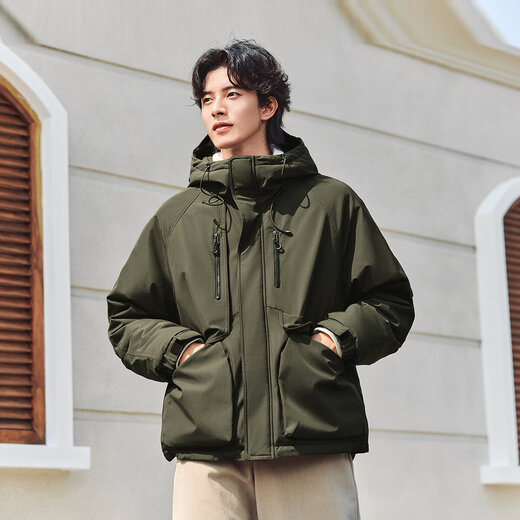 Semir Cotton Clothing Men's Windproof Three-Defense Jacket Working Clothing Mountain Outdoor Mountain Climbing Top Winter Light and Thin Style 101724112102