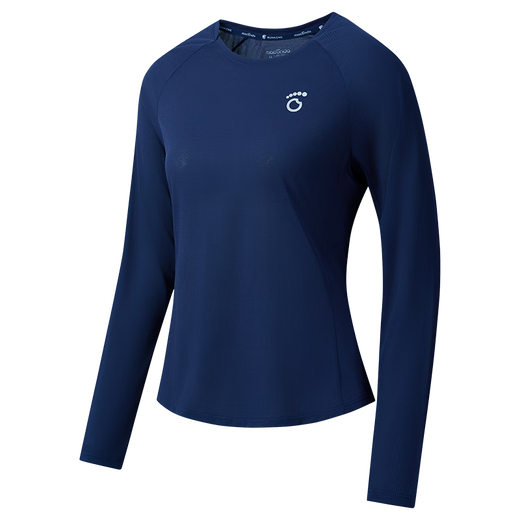 
Macondo original single product running long-sleeved T-shirt 9th generation breathable quick-dry sweat stains invisible and not easy to show night sea blue girl L