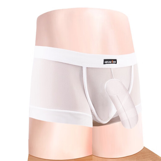 Herren-Tanga Sexy T-Touser Herren hohl volle transparent niedrige Taille dünner Gürtel Stretch dichtes kreativer Unterwäsche T-290 Rot transparent) M2.1-2.2