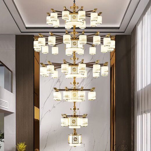 Pupan Nuevo arenero de madera maciza de estilo chino luces de sala de estar comedor comedor