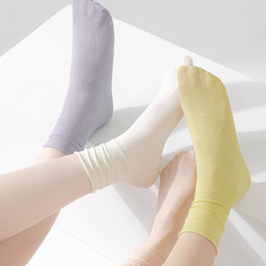 
Lehuo Travel Disposable Socks for Women's Day Loose People Digit Portable Socks Thin Anti-odorable Breathable Travel Products Essential Artifact