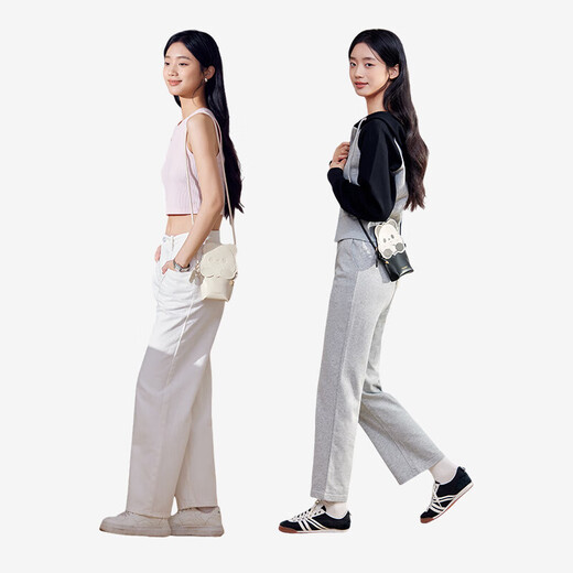森马（Semir）【单肩包福袋】斜挎包女通勤单肩包休闲百搭运动包包 B款【熊猫手机包】-黑色90001 均码