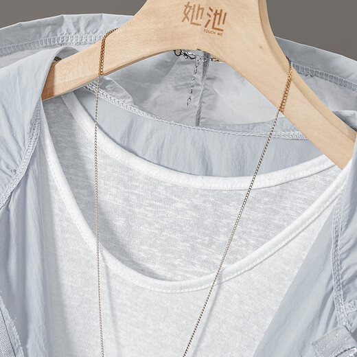 Sie Pool Reißverschluss Klimaanlage Hemd 2025 Sommer New Damen Mode leichte Sonne mit Kapuze lose Jacke