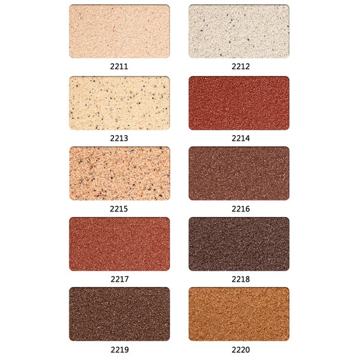 Oluxun Customized Real Stone Paint Außenfarbe Reparatur Nachahmungssteinfarbe kann abgekratzt und sprüht wasserdicht und Sonnenschutz Spezielle Wandreparatur Art 6623 25 Quadratmeter Paket (5 kg Primer + 100 Jin [Jin Equals Equals Equals] Real Real