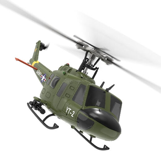 Yuxiang F07V Huey UH1D Реальная вертолетная вертолет с шестиканальным 3D-трюком