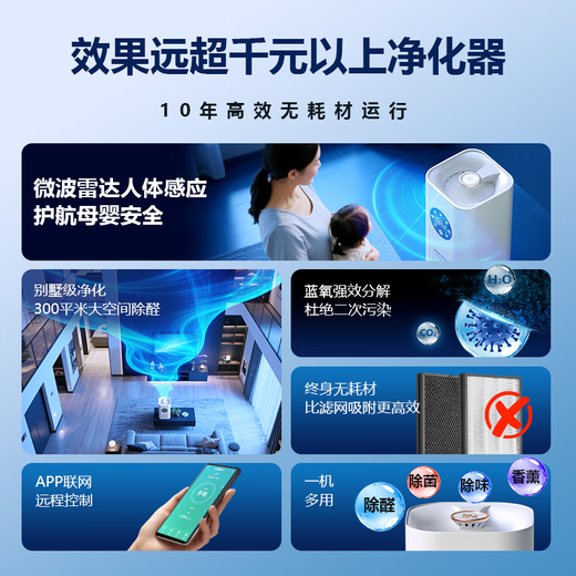 Feili ozone generator, home car sterilization, formaldehyde removal, farm deodorization, ammonia gas, industrial food factory air disinfection machine FL-T6 (indoor)