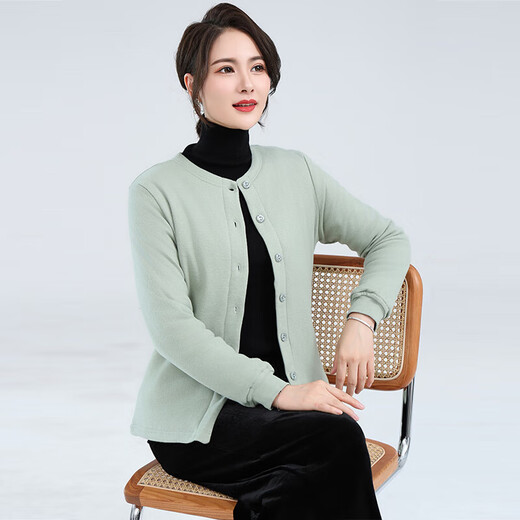 Veste en coton en soie de mûrier Sihuang Mulberry pour les femmes portant une couche de coton de soie à la main pour les mères portent l'automne et la veste en coton chaude hivern
