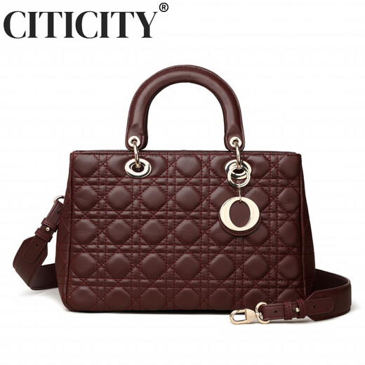 
CITICITY Bags for Women Light Luxury Brand High-end Bags for Women 2025 Xiaoxiangfeng Handbags Sheepskin Chinese Valentine's Gift Black
